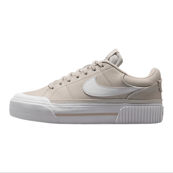 Nike Shoes - Nike • NIB Court Legacy Lift Sneakers • Light Orewood Brown/Phantom/White • Sz 7